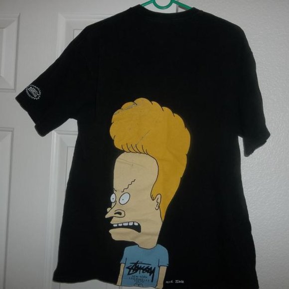 Extremely Rare STUSSY BEAVIS BUTTHEAD Shirt
